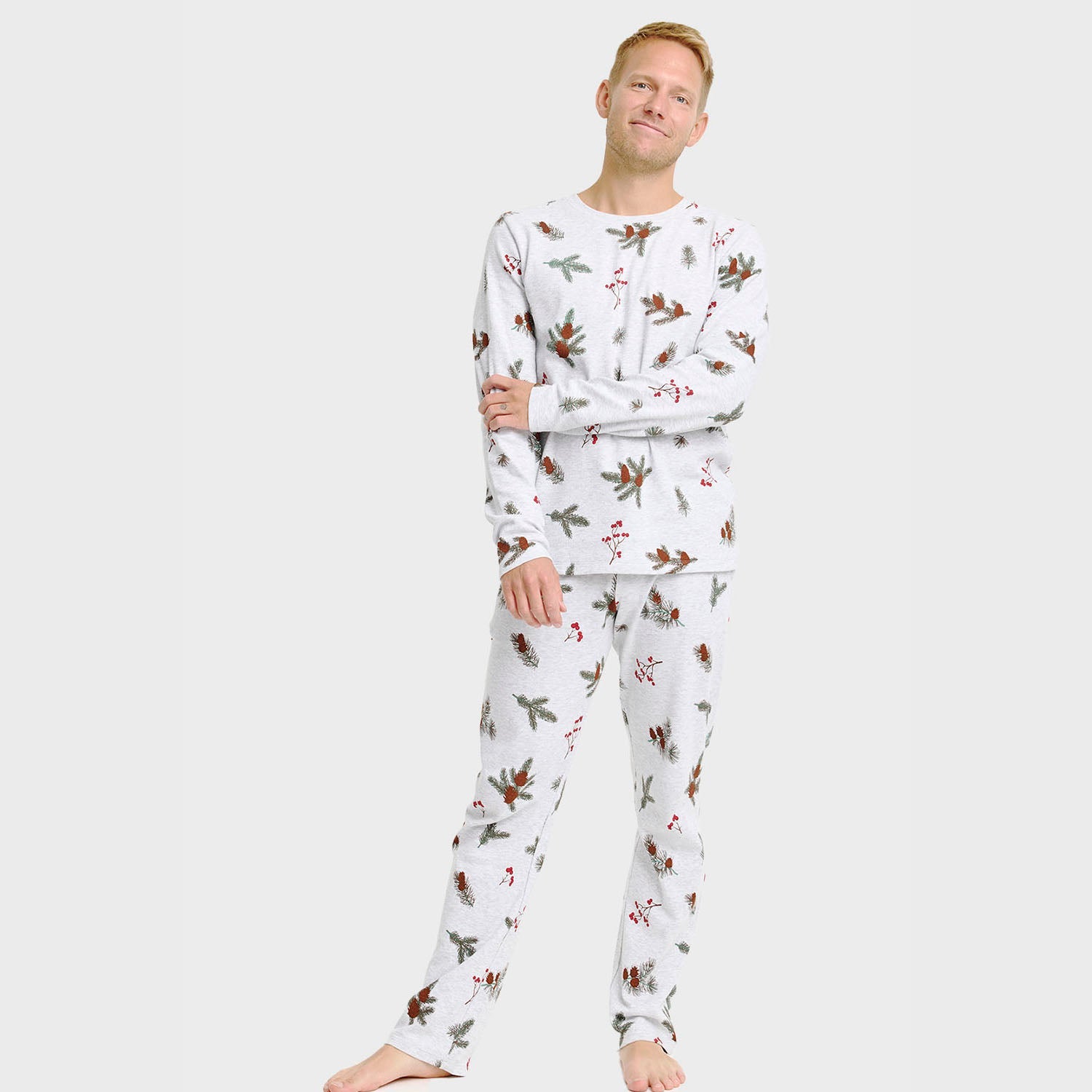 Der Gerippte Pyjama - Herren